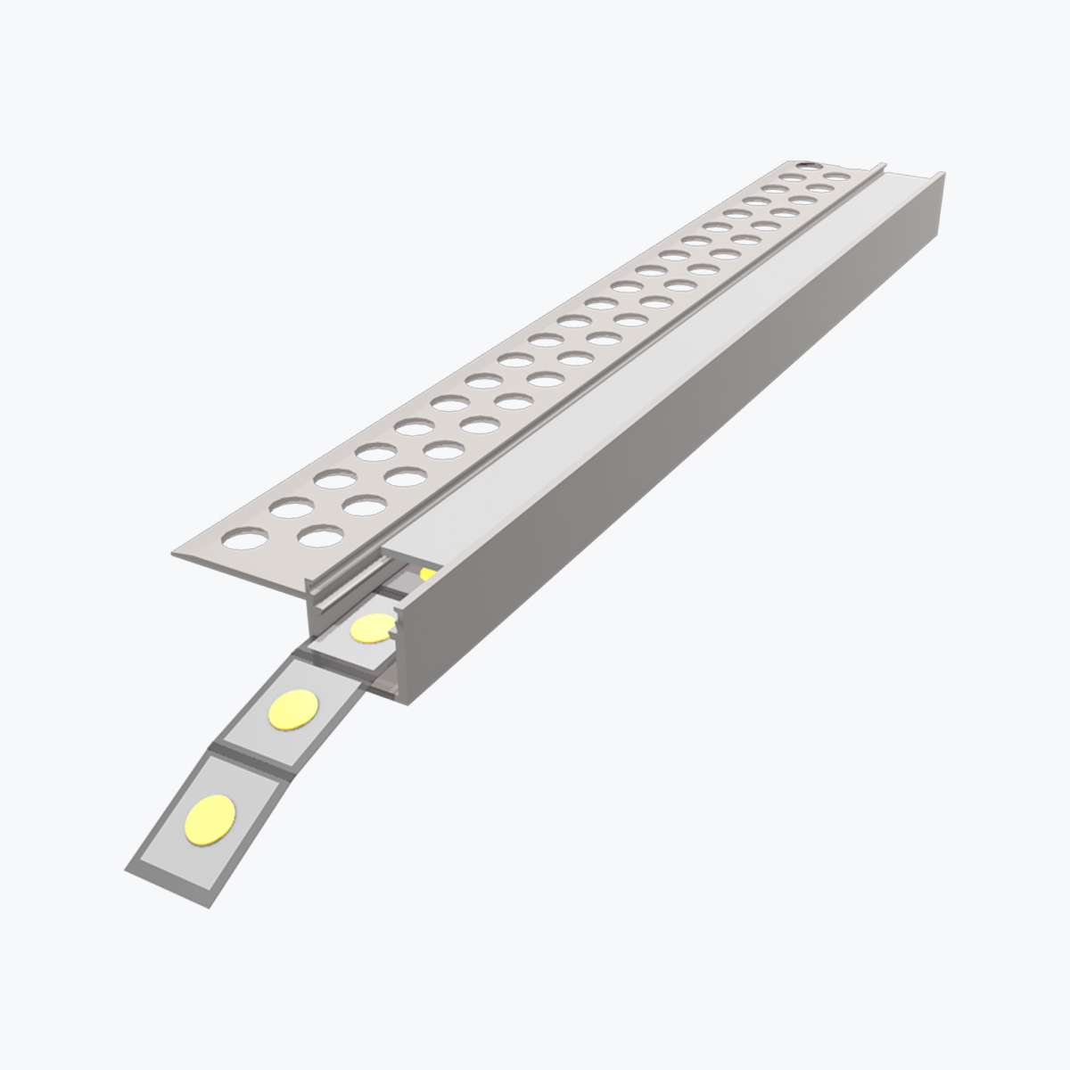profile-led-plat-b116-tempolistel.jpg TEMPOLISTEL® B116 Perfil LED plano - Imagen 1