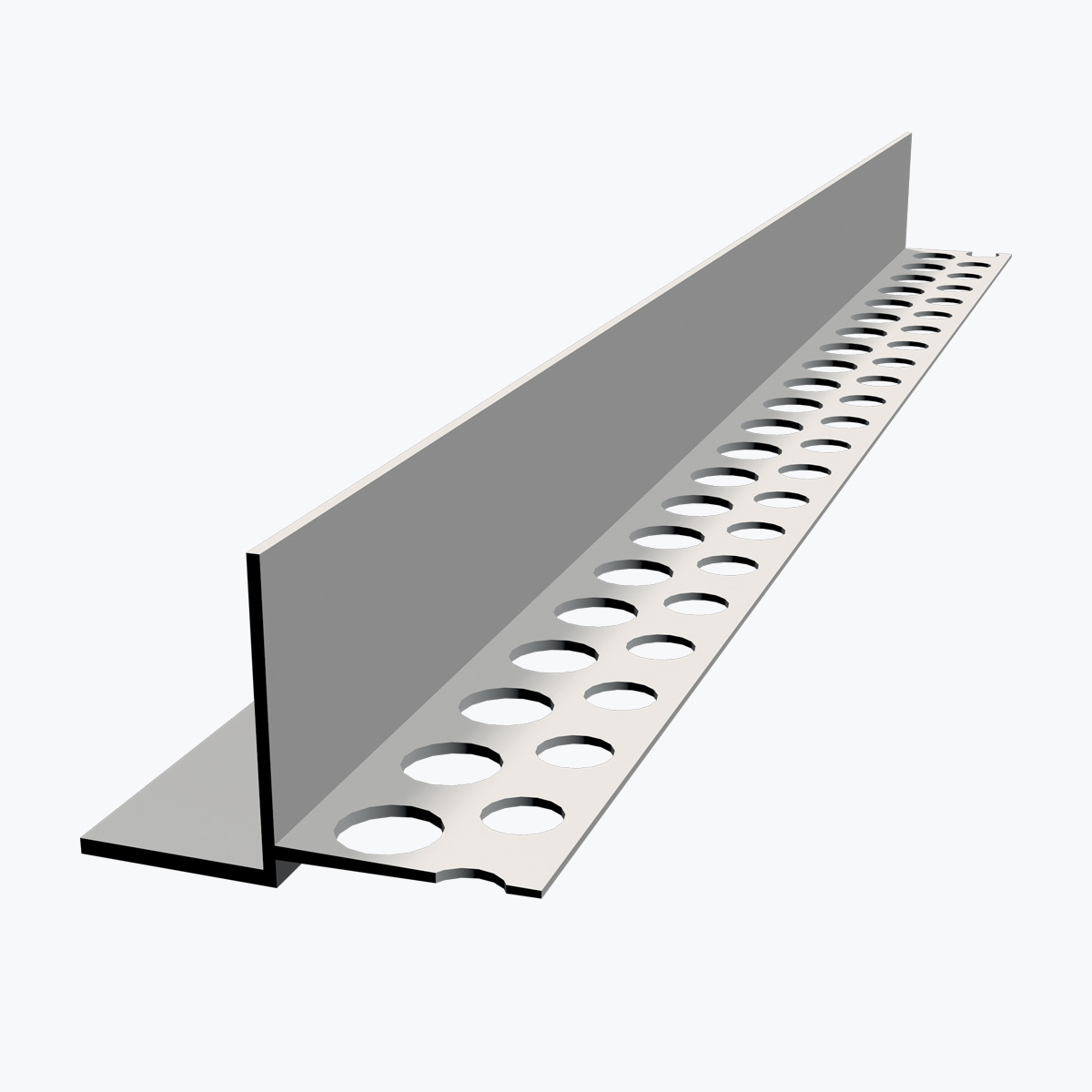 profile-transition-jonction-faux-plafond-b105-tempolistel.jpg TEMPOLISTEL® B105 Perfil de transición para unión de falso techo de placas de yeso laminado y desmontable con un lado para enlucir - Imagen 1