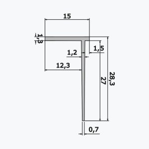 TEMPOLISTEL® A110 Perfil de tope de tabique - Imagen 2