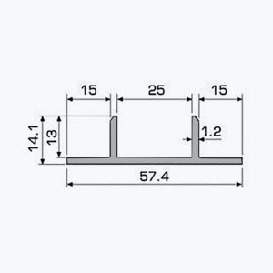 TEMPOLISTEL® A121 Perfil cubrejuntas - Imagen 2