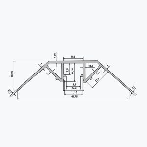 Perfil LED TEMPOLISTEL® A139 - Imagen 2
